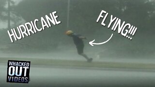 Man Uses a Deadly Hurricane To Fly - Whacked Out TV