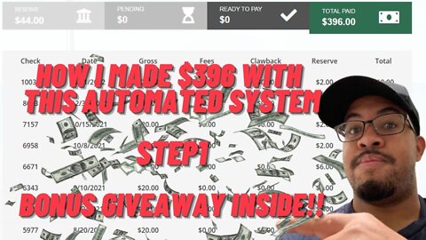 How I Made $396 Dollars With This Automated System(Bonus Giveaway Inside)