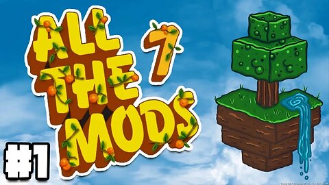 All The Mods 7 Skyblock Minecraft Gameplay Walkthrough Part 1 (4K HDR) (RTX 4090) (i9 13900KF DDR5)