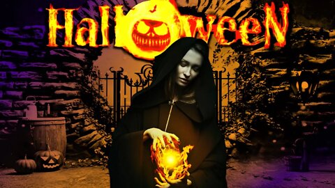 Spooky Halloween Ambience - Haunted Graveyard 🎃 Spooky, Autumn | Scary Halloween Music #halloween