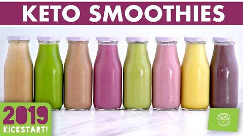 Low Carb Smoothies!! Keto Smoothie Recipes! #kickstart2022