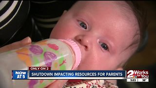 Shutdown impacting resources for parents