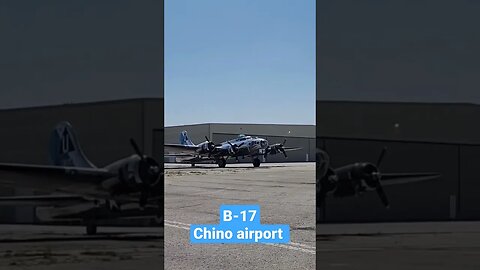 B17 Flying Fortress. April 26 2023. Chino Airport.