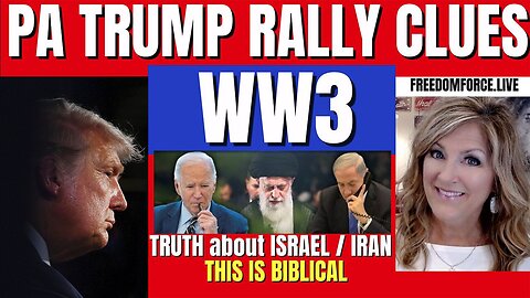 Melissa Redpill Update Today Apr 15: "Trump Rally PA, Truth about WW3 - Iran - Israel"