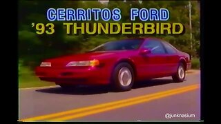 1993 Ford TV Commercial (90's Car Prices) California