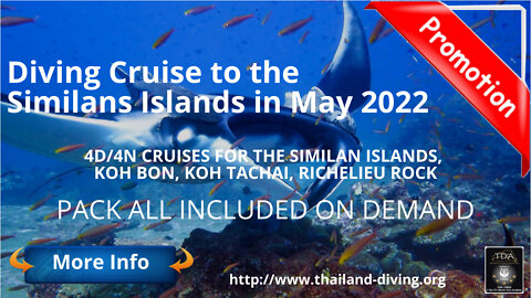 Diving Cruise to the Similans Islands in May 2022
