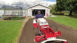 Crushed Asphalt Driveway Repair with Ventrac 4520 Power Rake