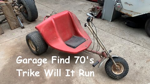 1970's Garage Find Trike Will It Run