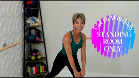 GREAT Standing Workout for Arms Abs and Legs | Fit With Judy