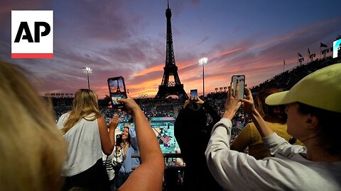 What makes the Eiffel Tower Stadium a unique Olympic venue? AP explains