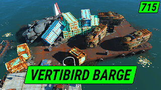 Finding a Tipped Vertibird Barge | Fallout 4 Unmarked | Ep. 715