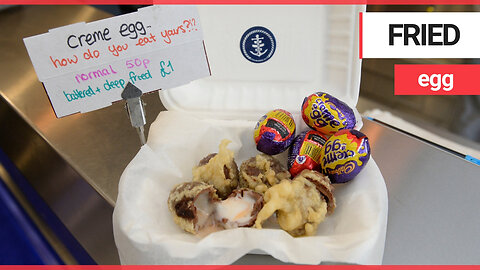 Scottish chippy unveil Easter treat - a battered creme Egg