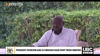 LIVE: PRESIDENT MUSEVENI AND H.E. EBRAHIM RAISI JOINT PRESS BRIEFING || 12TH JULY 2023