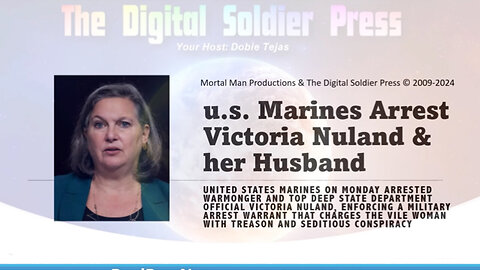 Marines Arrest Victoria Nuland And Her Husband - 3/9/24..
