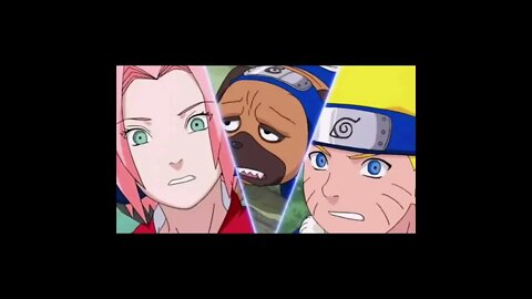 naruto funny moment💦😂|| pakkun wakeup and chose violation || pakkun roast sakura #naruto #narutoedit