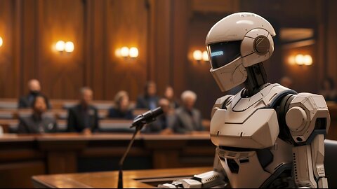 In a future where judges are robots, one criminal mastermind hacks them to seize control