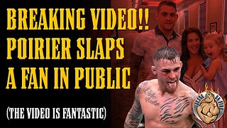 BREAKING! Dustin Poirier SLAPS a TROLL in the FACE!! Slow Motion Video Breakdown!