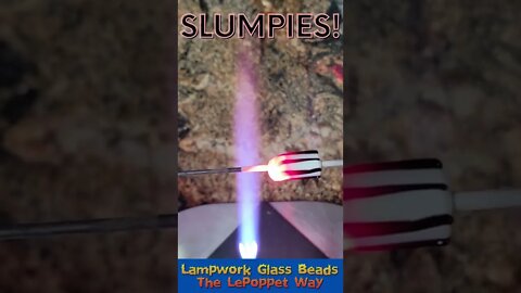 Lampwork Glass Beads: Slumpies!