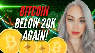 BITCOIN below 20k again | More to Come?