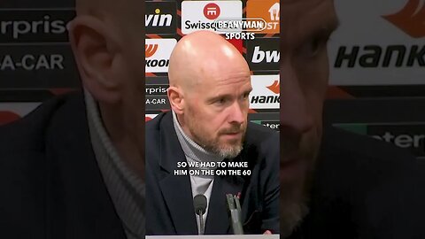 'I had to make the subs. I had no other choice!' | Erik ten Hag