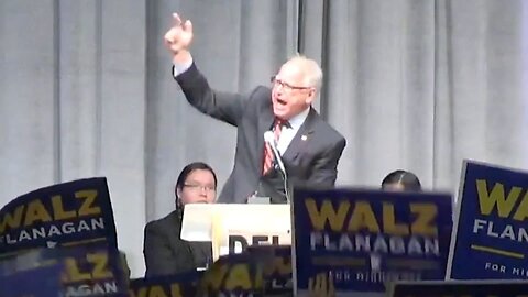 Tim Walz: "My Record Is So Pro-Choice, Nancy Pelosi Asked Me If I Should Tone It Down… And WE WON'T"