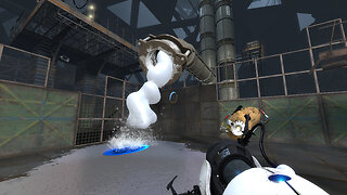 Portal 2: Blue Gue, Moon Gue.