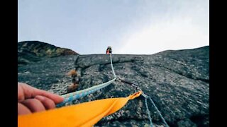 Il chute en tentant l'ascension d'une paroi