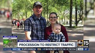 Salt River officer's funeral procession to restrict traffic on Tuesday morning