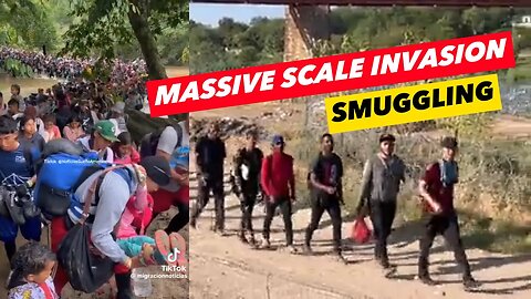 Invasion "illegal immigration" SMUGGLING VIDEOS Memes & GIFs compilations