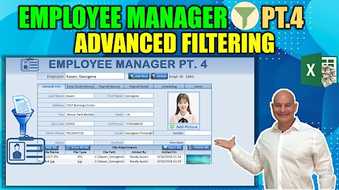 Learn These Amazing Excel Advanced Filter Techniques in Minutes [Employee Manager Part 4]
