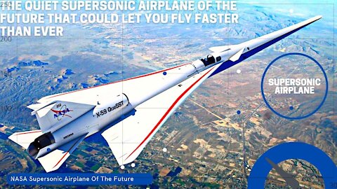 The quiet supersonic airplane of the future that could let you fly faster than ever