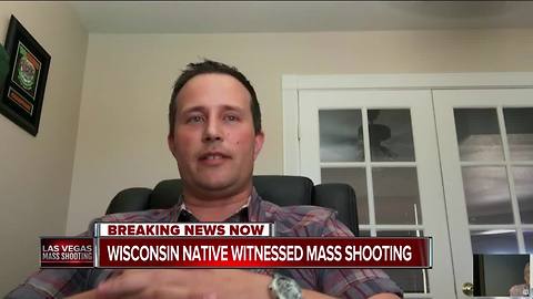 Wisconsin native witnessed mass shooting