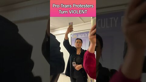 Riley Gaines ATTACKED By Violent Pro-Trans Protestors