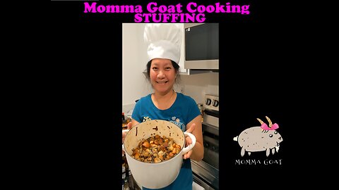 Momma Goat Cooking - Home Made Stuffing - The Absolute Best Stuffing #food #cookwithmelive #recipe