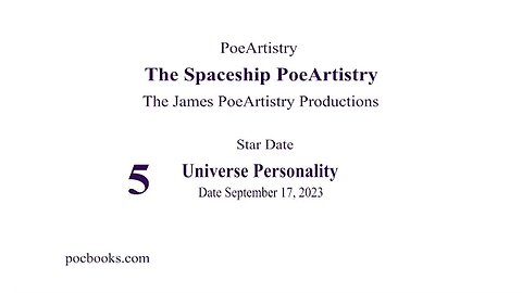 5 Spaceship PoeArtistry Universe Personality