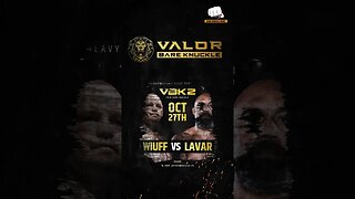 No Ropes, No Cages: Just The Bout Circle - Valor Bare Knuckle Action returns on 10/27