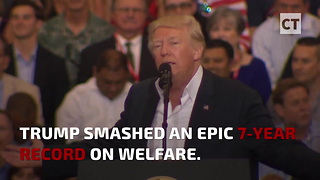 Trump Smashes Welfare Record With Just Six Months in Office