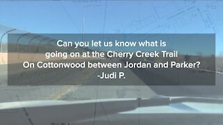 What's That?: cottonwood Drive road widening project in Parker