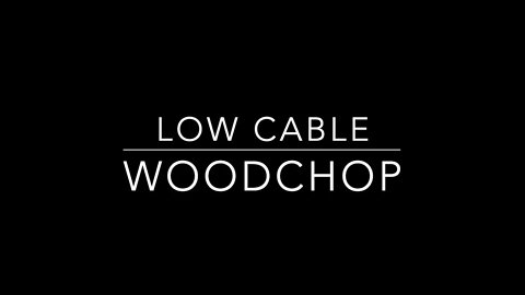 Low Cable Wood Chop