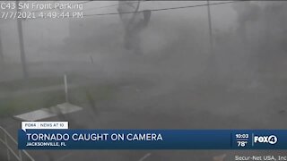 Tornado caught on camera in Jacksonville