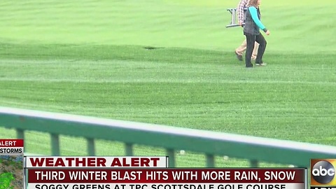 Rain at TPC Scottsdale not expected to be a problem for Waste Management Phoenix Open