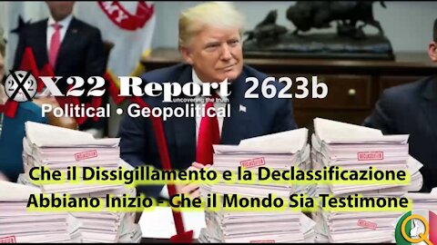 Che Il Dissigillamento E La Declassificazione Abbiano Inizio