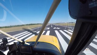 Super Cub Flight to Massive Portsmouth NH Runway