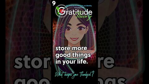 9. Access to fortune. What keeps you thankful? #gratitudetheory