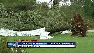 Tracking potential tornado damage in Waukesha County