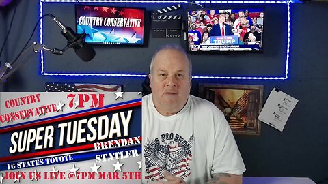 JOIN US SUPER TUESDAY LIVE @ 7PM