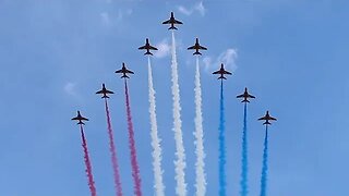 The Flypass Over Buckingham Palace -Queens Jubilee 2022