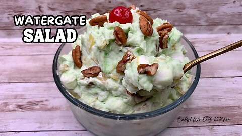 Watergate Salad | Pistachio Pineapple Fluff | So Easy And Delicious