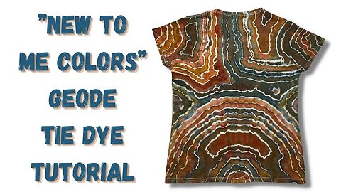 Tie-Dye Designs: Geode Ice Dye (DOI) New Colors to Me