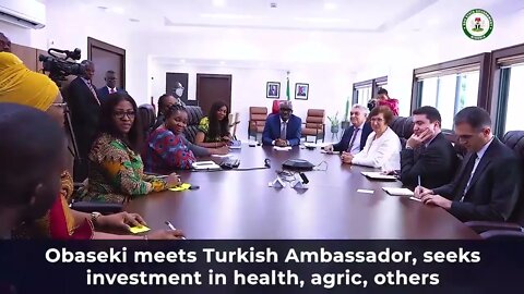 Obaseki meets Turkish Ambassador, seeks investment in health, agric, others